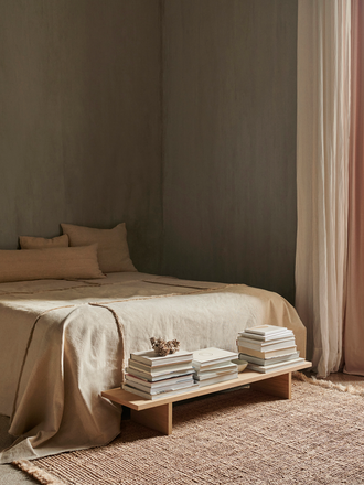 Ferm Living Offset bedspread - Off-white