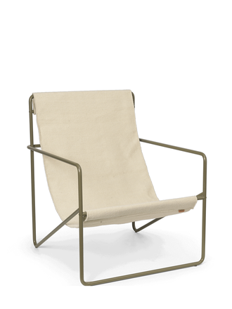 Ferm Living Desert Lounge chair - olive Ferm Living Desert Lounge chair - olive