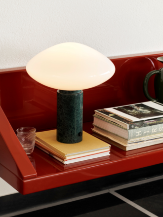 &Tradition Mist table lamp - Guatemala Verde w. opal glass - AP17 &Tradition Mist table lamp - Guatemala Verde w. opal glass - AP17