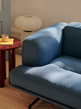 &Tradition Inland sofa - polished aluminium base &Tradition Inland sofa - polished aluminium base