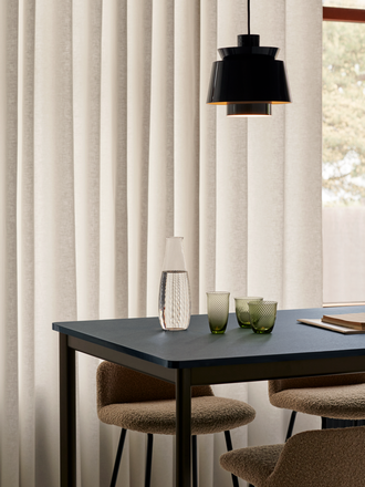 &Tradition Drip table - HW111-HW114 - smokey blue linoleum / dark blue  glossy edge &Tradition Drip table - HW111-HW114 - smokey blue linoleum / dark blue  glossy edge