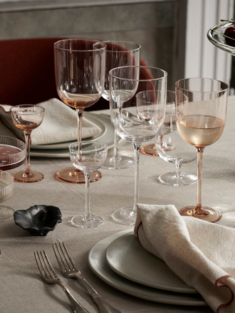 Ferm Living Host red wine glasses - set of 2 - blush