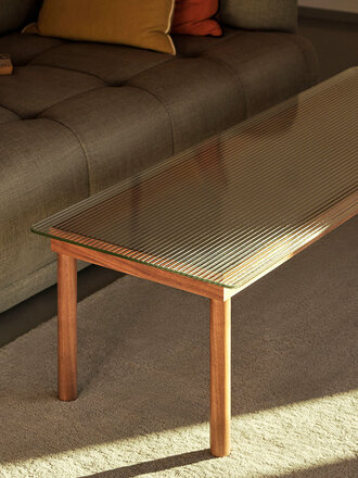 Hay Kofi  table - water-based lacquered solid oak base