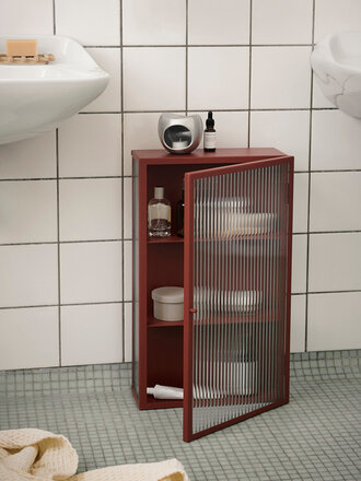 Ferm Living Haze wall cabinet - reeded glass Ferm Living Haze wall cabinet - reeded glass
