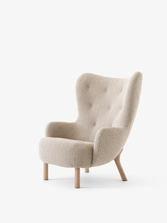 &Tradition Petra lounge chair VB3 - oak base