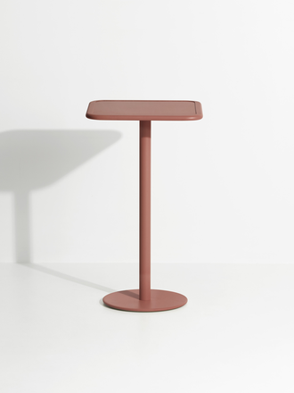 Petite Friture Week-End High Square Bistro Table