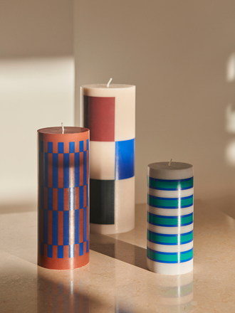 Hay Column candle - medium