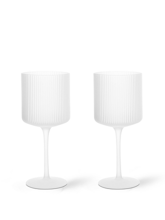Ferm Living Ripple Red Wine Glasses - set of 2