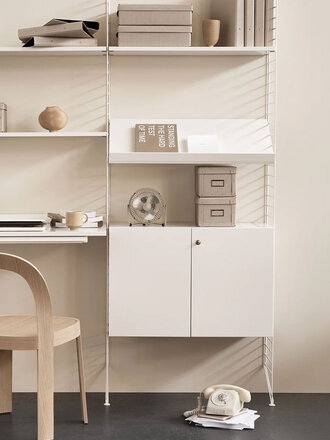 String String cabinet with lock