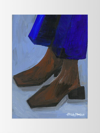 The Poster Club Boots and Blues - 50x70 cm