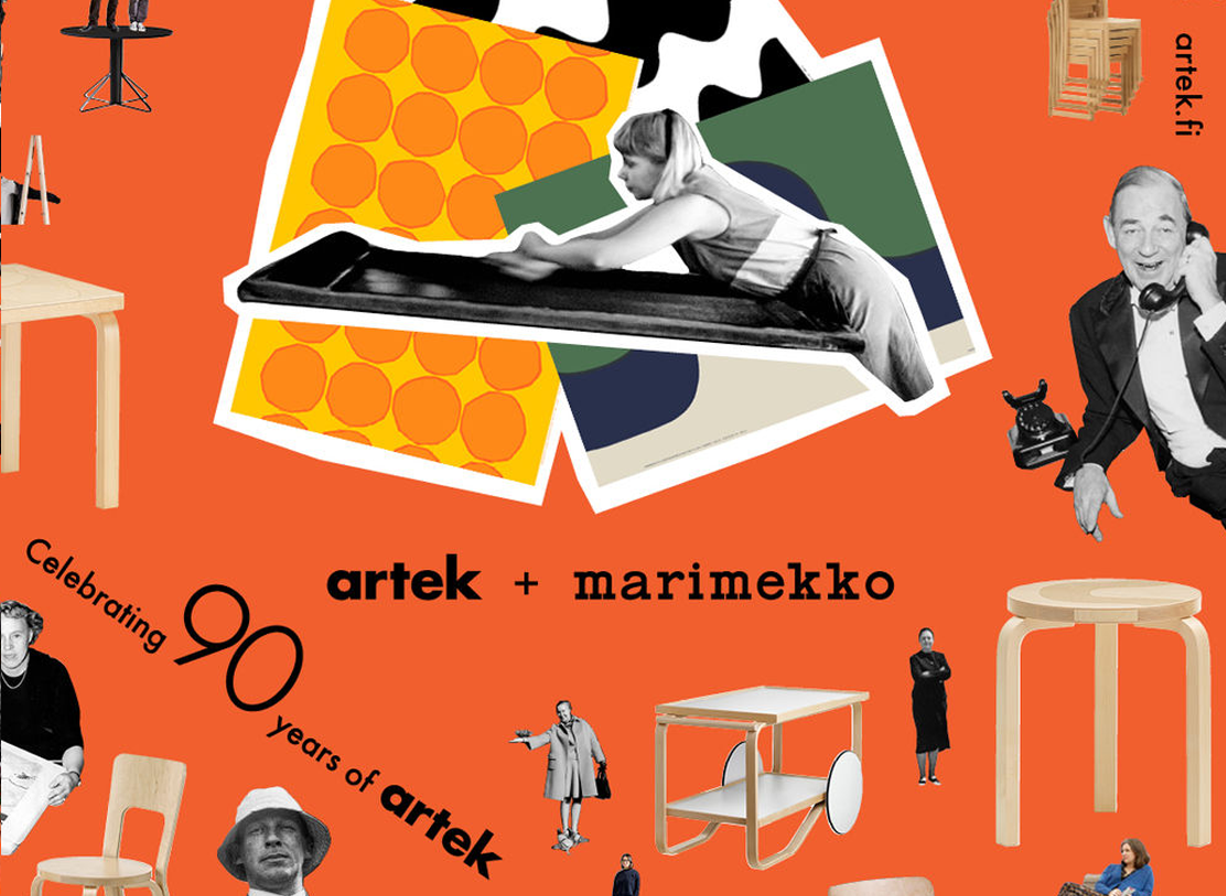 Artek + Marimekko - Two Finnish Icons, One Bold Collection - La Fabrika