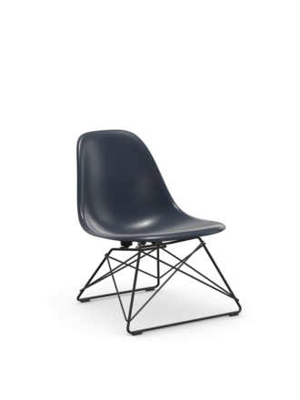 Vitra Ex-display Eames Fiberglass lounge chair LSR - navy blue