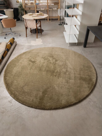 Ferm Living Ex-display Stille Tufted Rug - Round - toffee