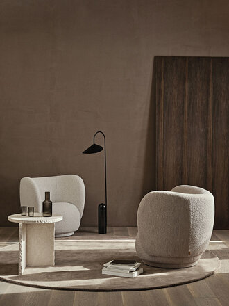 Ferm Living Stille Tufted Rug - Round