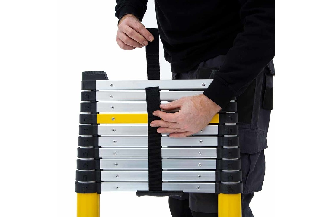 Telescoopladder Yellow 3,8 meter