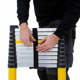 Telescoopladder Yellow 4,4 meter