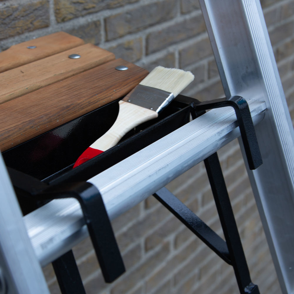 Ladder muurafhouder Zwart (sport 40 mm)