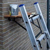 Ladder muurafhouder Zwart (sport 40 mm)