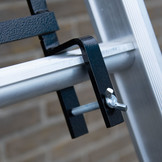 Ladder muurafhouder Zwart (sport 40 mm)