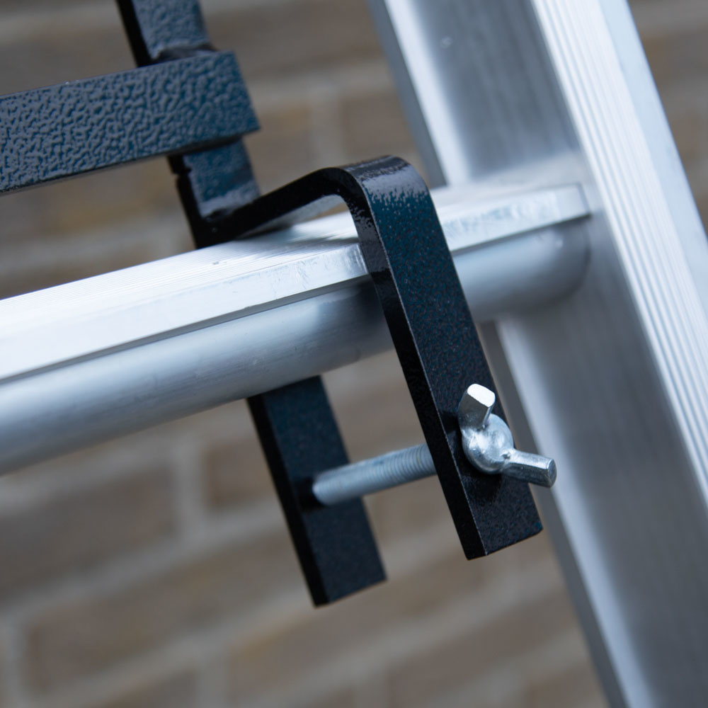Ladder muurafhouder Zwart (sport 40 mm)
