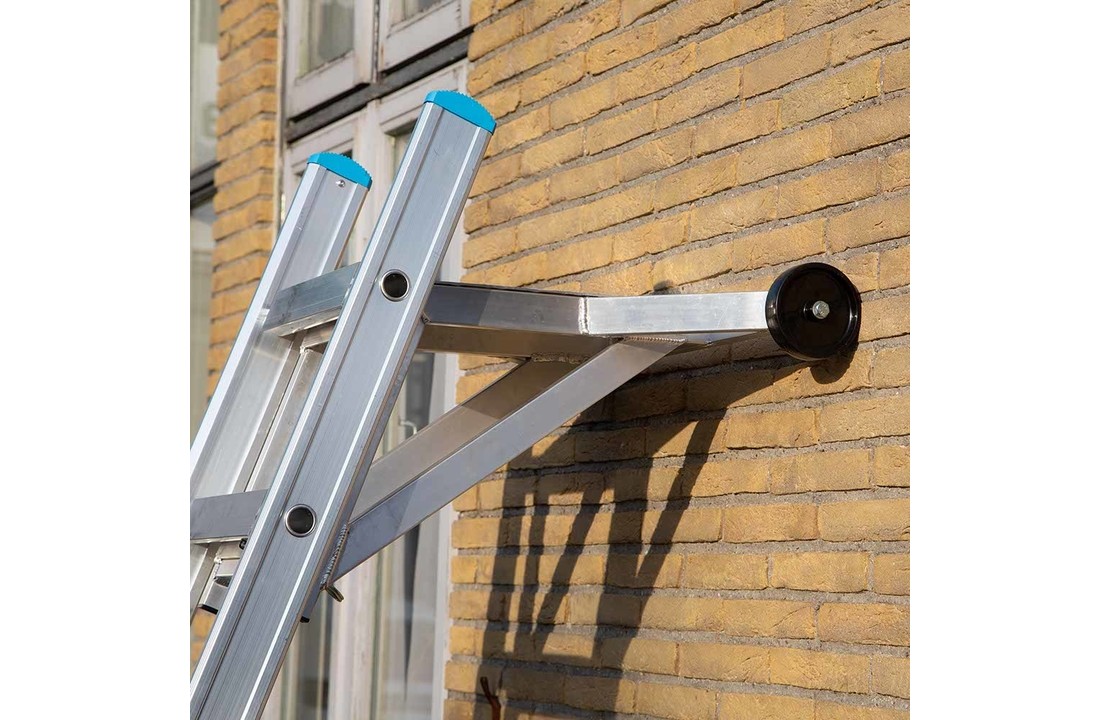 Aluminium ladderafhouder + traanplaat