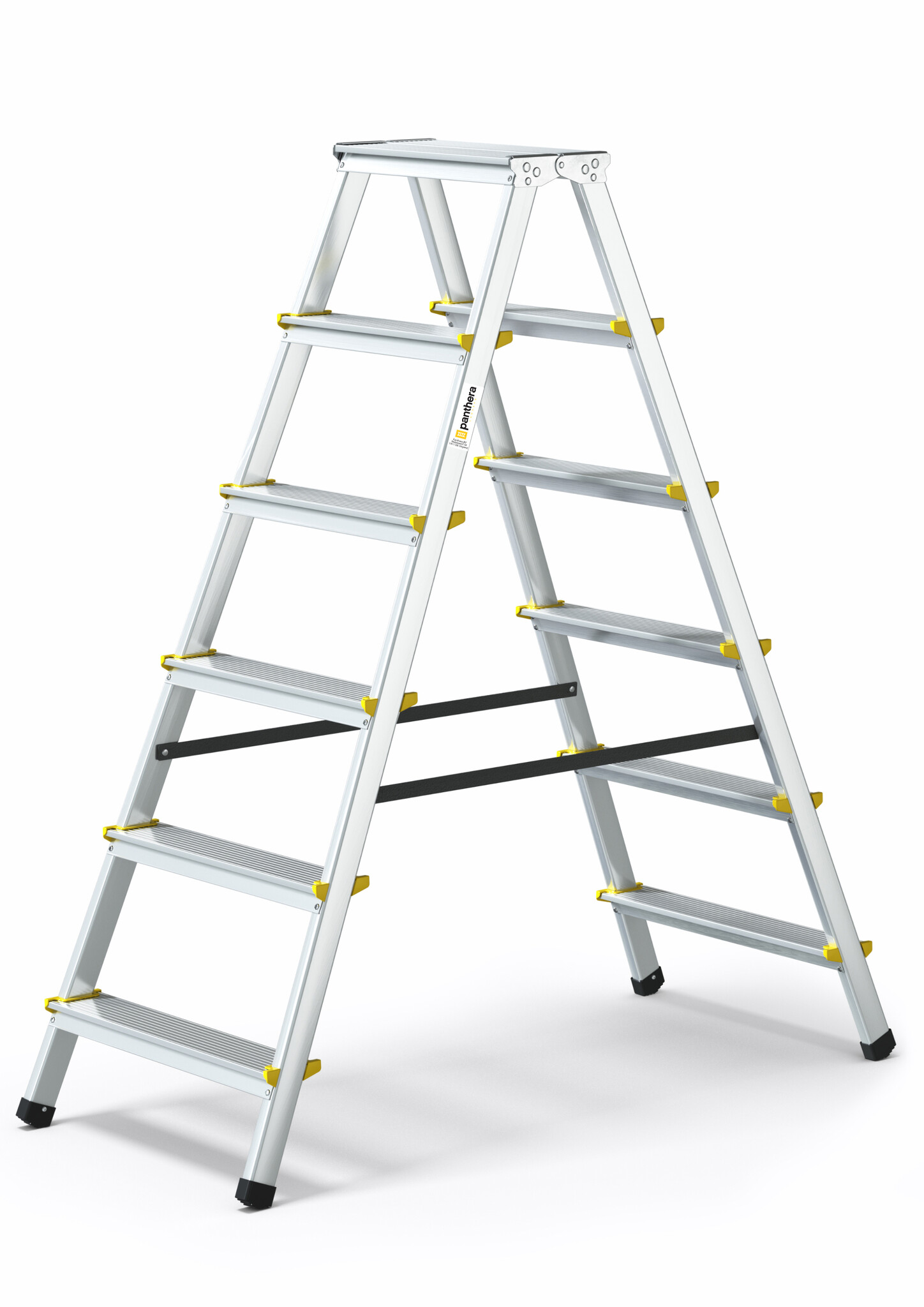 Panthera huishoudtrap dubbel 2x6 treden