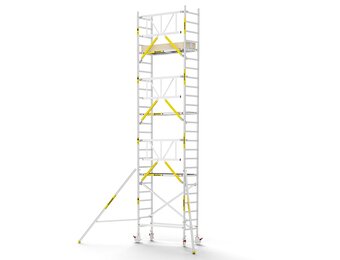 Panthera PRO 75x185 8,2m werkhoogte met enkele voorloopleuning