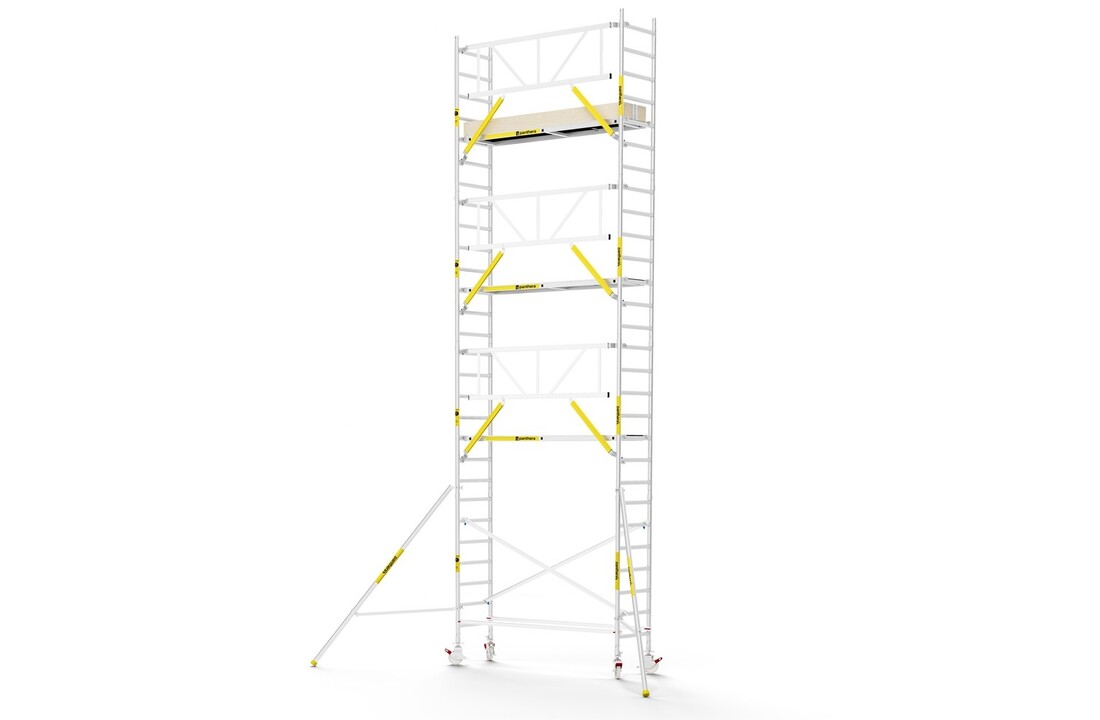 Panthera PRO 75x245 9,2m werkhoogte met enkele voorloopleuning