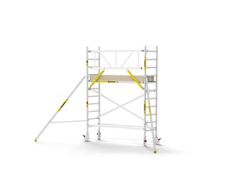 Panthera PRO 75x245 4,2m werkhoogte met enkele voorloopleuning carbon vloer