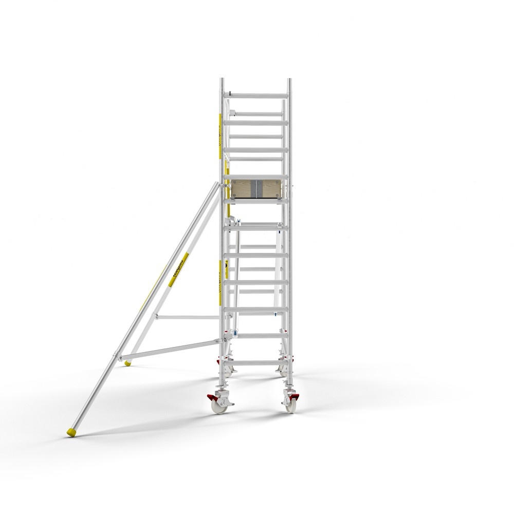 Panthera PRO 75x305 4,2m werkhoogte met enkele voorloopleuning carbon vloer