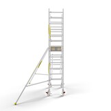 Panthera PRO 75x185 5,2m werkhoogte met enkele voorloopleuning carbon vloer