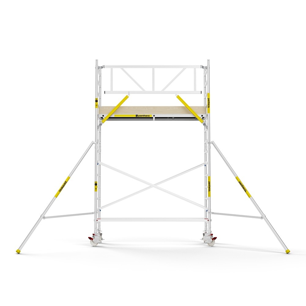 Panthera PRO 75x245 5,2m werkhoogte met enkele voorloopleuning carbon vloer