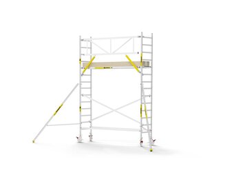 Panthera PRO 75x305 5,2m werkhoogte met enkele voorloopleuning carbon vloer