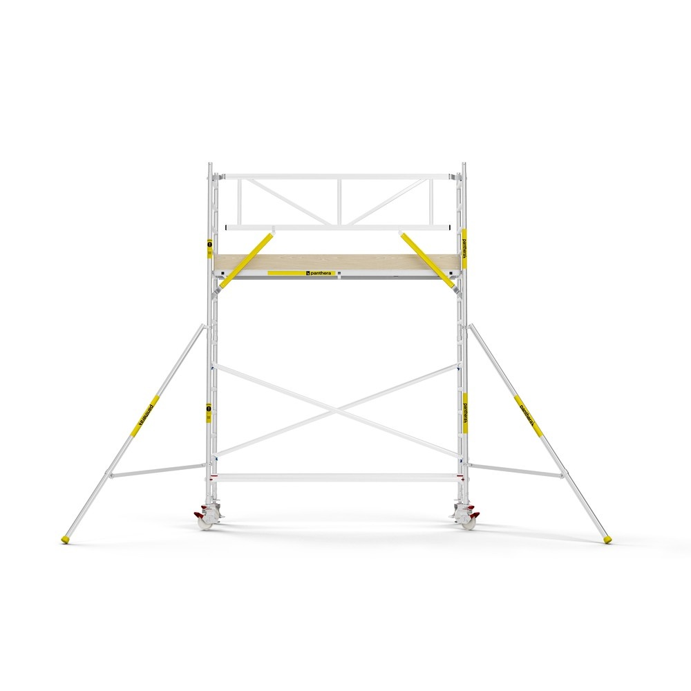 Panthera PRO 75x305 5,2m werkhoogte met enkele voorloopleuning carbon vloer