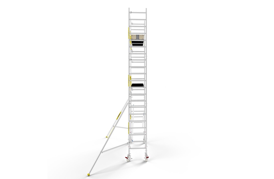 Panthera PRO 75x245 7,2m werkhoogte met enkele voorloopleuning carbon vloer