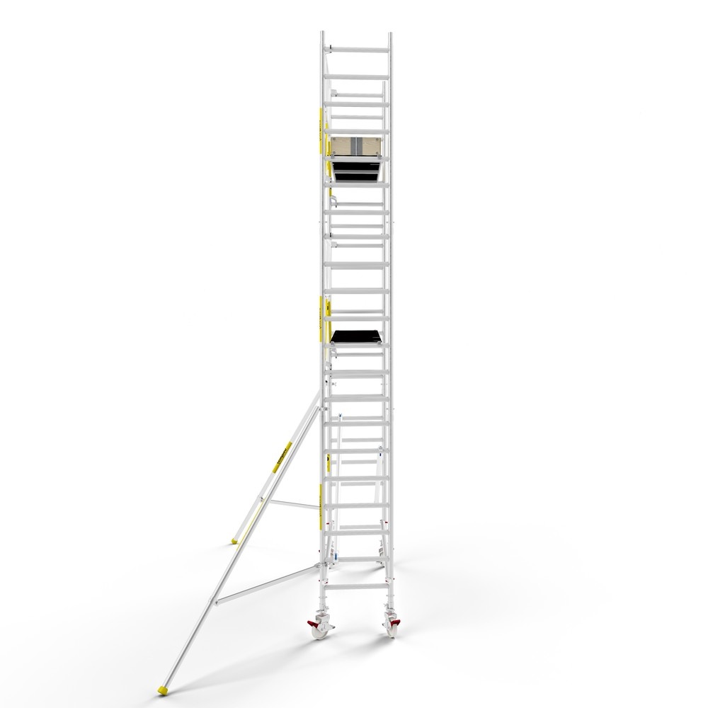 Panthera PRO 75x245 7,2m werkhoogte met enkele voorloopleuning carbon vloer