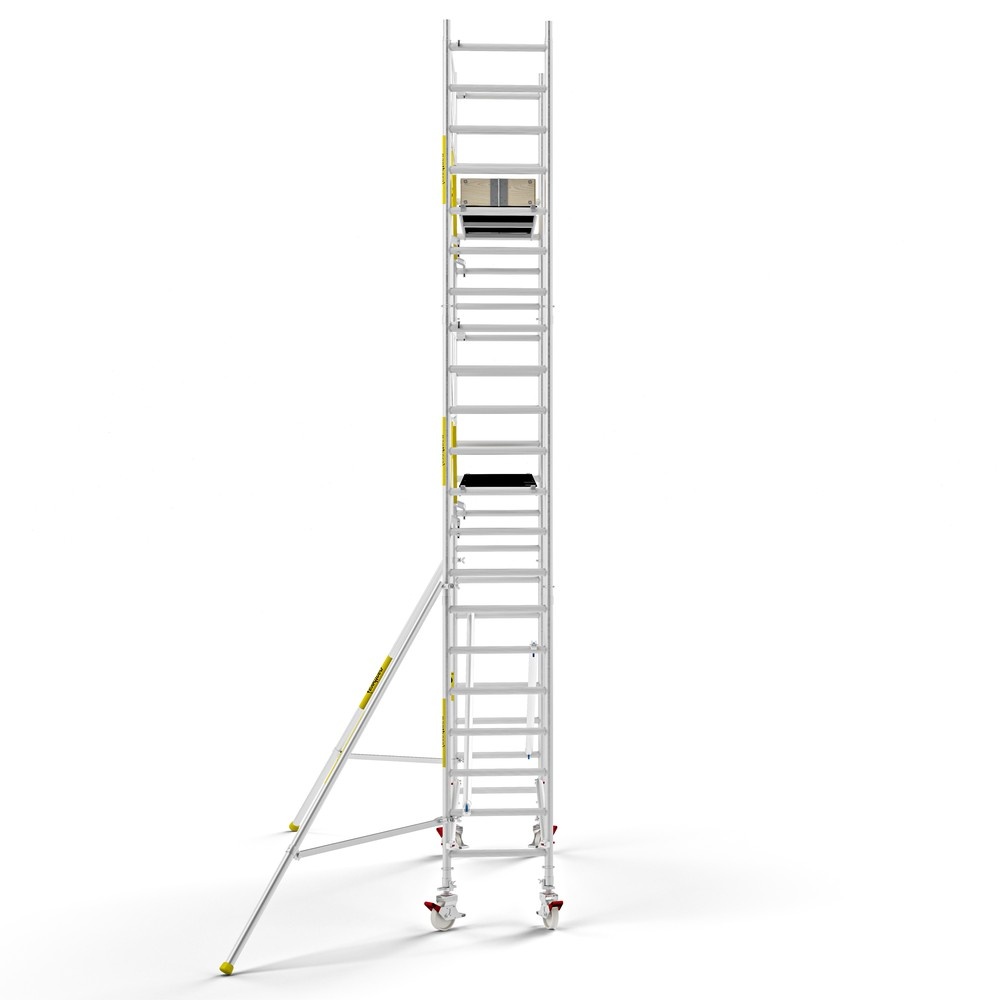 Panthera PRO 75x305 7,2m werkhoogte met enkele voorloopleuning carbon vloer