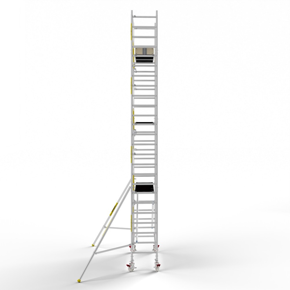 Panthera PRO 75x305 8,2m werkhoogte met enkele voorloopleuning carbon vloer