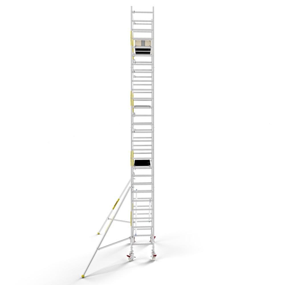 Panthera PRO 75x185 9,2m werkhoogte met enkele voorloopleuning carbon vloer