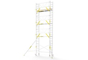 Panthera PRO 75x245 9,2m werkhoogte met enkele voorloopleuning carbon vloer