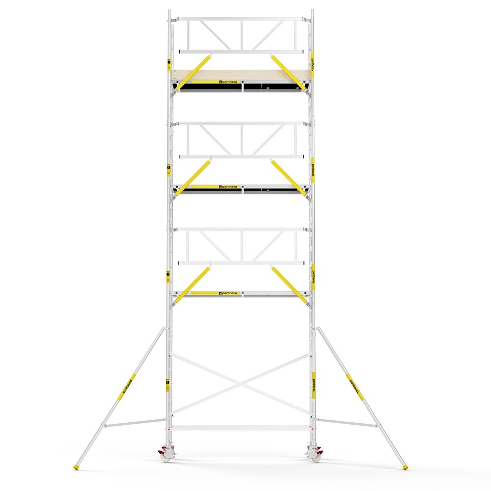 Panthera PRO 75x245 9,2m werkhoogte met enkele voorloopleuning carbon vloer