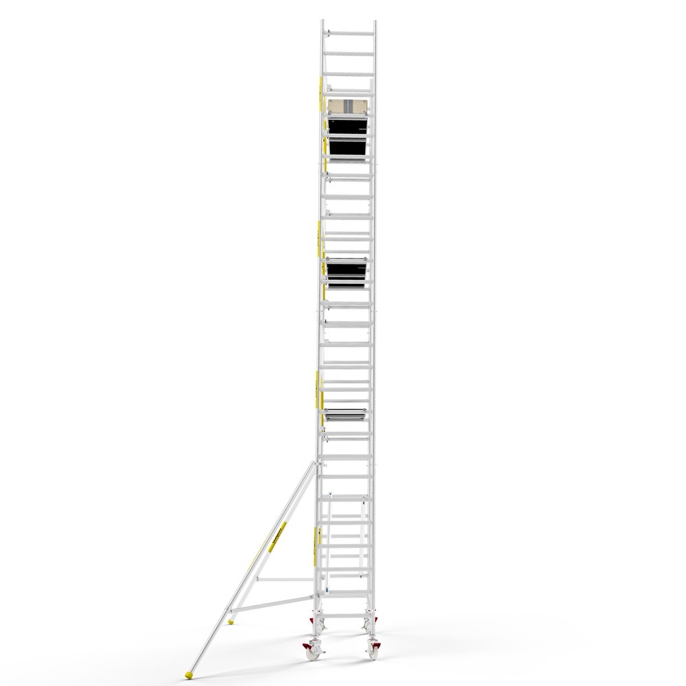 Panthera PRO 75x245 9,2m werkhoogte met enkele voorloopleuning carbon vloer