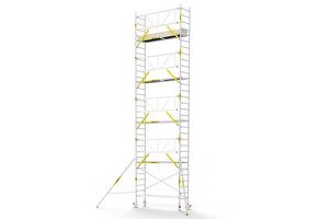 Panthera PRO 75x245 10,2m werkhoogte met enkele voorloopleuning carbon vloer