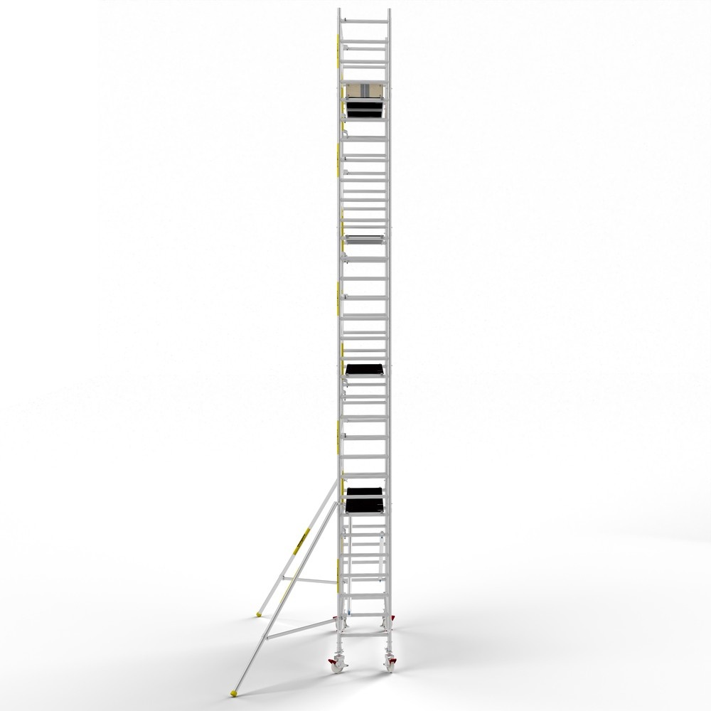 Panthera PRO 75x305 10,2m werkhoogte met enkele voorloopleuning carbon vloer