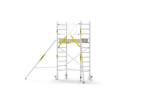 Panthera PRO 90x185 4,2m werkhoogte met enkele voorloopleuning