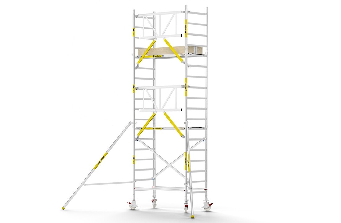 Panthera PRO 90x185 6,2m werkhoogte met enkele voorloopleuning