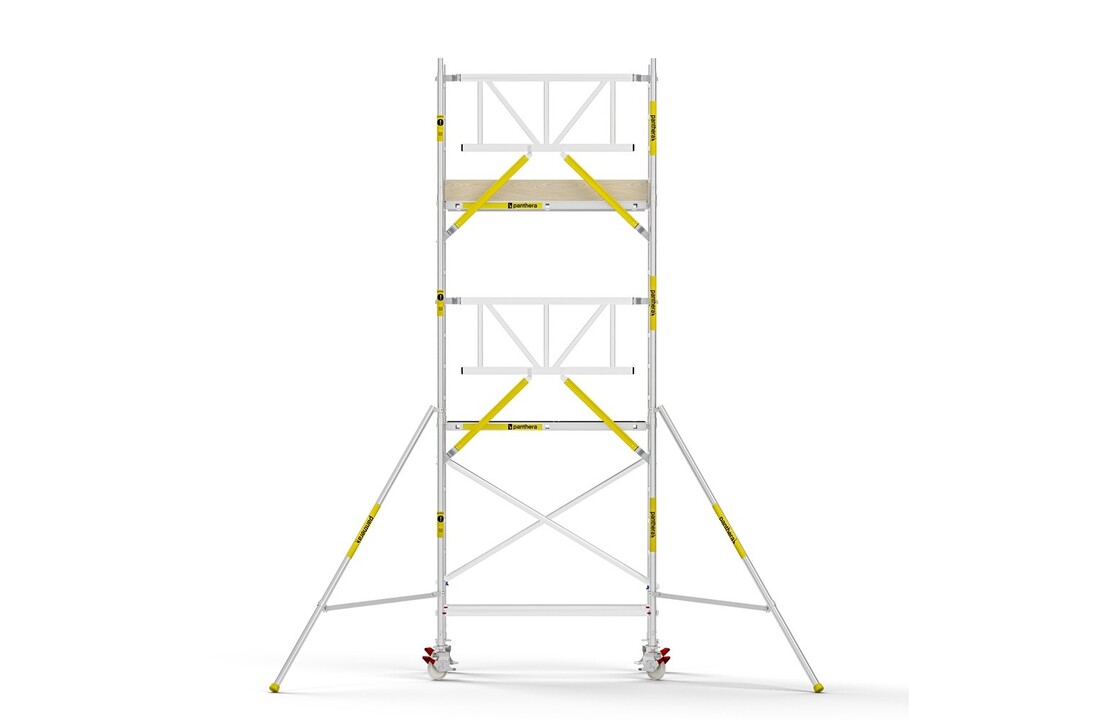 Panthera PRO 90x185 6,2m werkhoogte met enkele voorloopleuning
