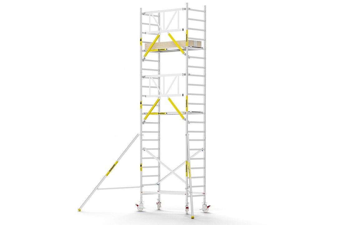 Panthera PRO 90x185 7,2m werkhoogte met enkele voorloopleuning
