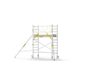 Panthera PRO 90x245 4,2m werkhoogte met enkele voorloopleuning carbon vloer