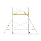 Panthera PRO 90x245 5,2m werkhoogte met enkele voorloopleuning carbon vloer